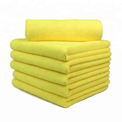 China Viable Basic Overlock Cleaning Towels Quick Dry Kitchen Microfiber Wax Wash Seat Car Towels Wash Towels for sale