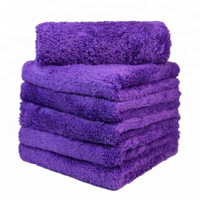 China Borderless Coral Fleece Towel Dish Wash Microfiber Low Price Car Cleaning Towel Non-Scratch Viable Towel for sale