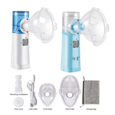 China Mini Inhaler Ultraonics Nebulizer Portable Easy Mesh Hand Held Nebulizer for sale