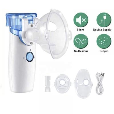 China Comfortable Medical Home Equipment Mini Ultrasonic Nebulizer Inhalation Mesh Nebulizer Physiotherapy Equipments for sale