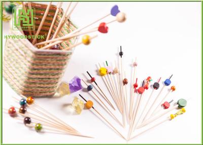 China Food Grade Baby Shower Toothpicks Decorative Skewers For Food Odorless for sale