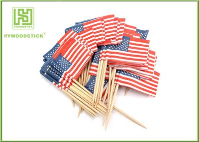 China Halloween Decorations Fancy Party Toothpicks , Custom Shaped World Flag Toothpicks for sale