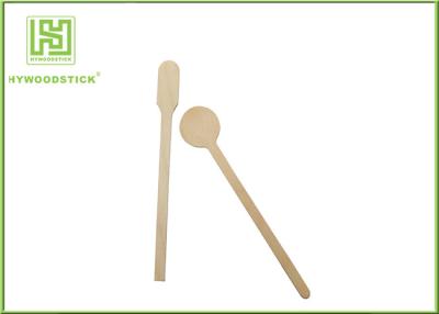 China Odorless Birch Wooden Wooden Coffee Stirrer Sticks For Shop / Bar / Club for sale