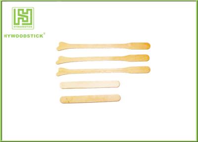 China Special Shape Wooden Tongue Depressor FSC Non - Flavor Logo Printable for sale