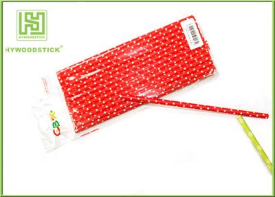 China Small Fancy Cool Drinking Straws , Pretty Thick Custom Paper Straws With Banners for sale