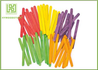 China Straight Wooden Craft Sticks For Kindergarten Biodegradable 50pcs / Bag for sale