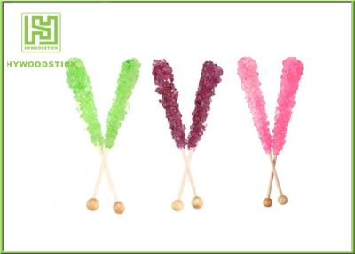 China Non - Flavor Decorative Wooden Lollipop Sticks Crystallized Decorate Topper for sale