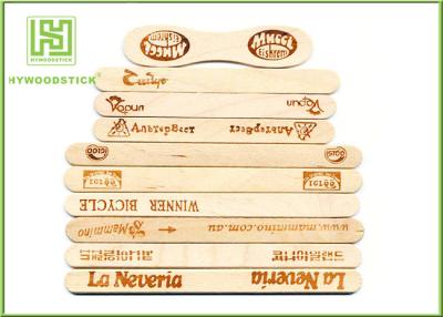 China Palillos de madera naturales personalizados con el logotipo de la marca longitud de 100m m - de 300m m en venta