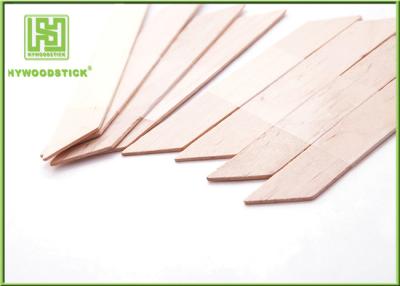 China Biodegradable Small Wooden Spatula , Rhombus Shape Hair Removal Spatula for sale