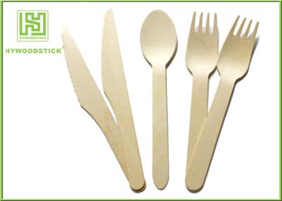 China Biodegradable Eco Friendly Disposable Tableware Wooden Cultery Set Spoon Fork Knife for sale