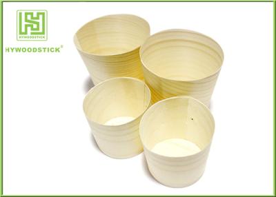 China Taza redonda de madera disponible respetuosa del medio ambiente para la comida con diverso tamaño en venta