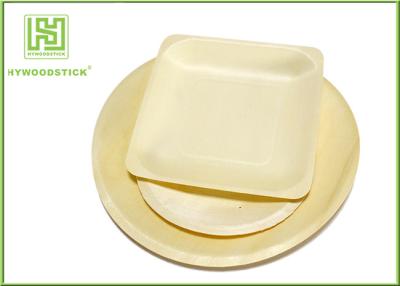 China High End Disposable Wooden Plates Camping Dinnerware Sets Smooth Surface for sale