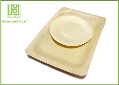 China Las placas de madera disponibles de 7 pulgadas para el restaurante utilizan la bandeja 400pcs/Ctn de la fruta fresca en venta