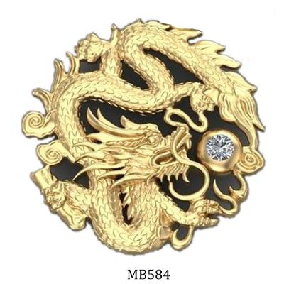 China Strong Magnet Brooch China Dragon Magnetic Brooch for sale