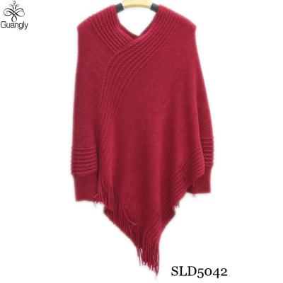 China China Factory Fashion Trendy Sweater Sleeve Knitted Shawl for sale