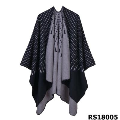 China 2018 Acrylic Women's Shawl Covering Poncho Cape Winter Scarf Wrap for sale