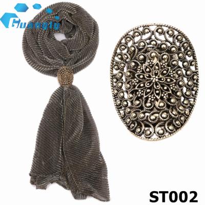 China Fashionable Zinc Alloy Ring Slide Scarf Jewelry for sale