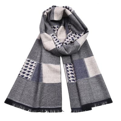 China Wholesale Fashion Luxury Winter Wool Men Scarf Warm Shawl for sale