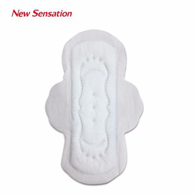 China Fan-shape Goplay Cheap Price Best Quality Negative Ion Sanitary Napkin With 8 Layers for sale