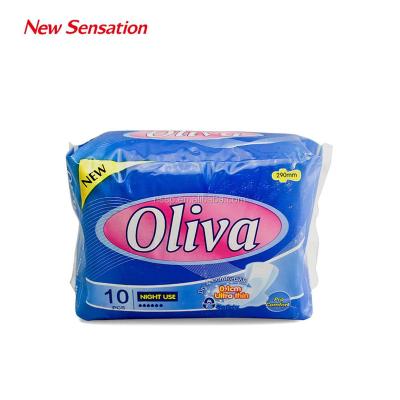 China Breathable Winged Silk Soft Cotton A Grade Sanitary Pad Manufacturer In China LS002 for sale