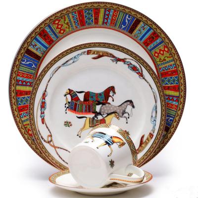 China Viable hot sale factory direct fine bone china chinese dinner set for sale