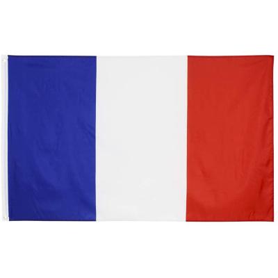 China FLY 3 x 5FT Custom Printed High Quality France Logo Flag For Outdoor Activities for sale