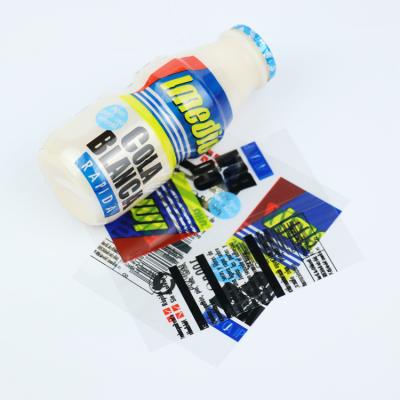 China Custom Heat Printed Pet PVC Wrap Plastic Water Bottle Waterproof Cheap Price Can Shrink Sleeve Labels for sale