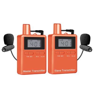 China Two To Many Model Tour Guide Wireless System RF2403-2483Mhz Guide Audio System With Use Walkie Talkie RC2402 Tour Guide System for sale