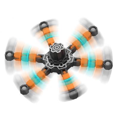 China New Noise Play Luminous Moving Person Spinning Spinner Toys Wholesale Kids Stir Metal Finger Toys Sensory Sets Christmas Moving Person Toys For Kid for sale