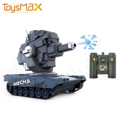 China RC Hobby 2.4G 4WD 360 Degree Rotation Adjustable RC Turret Drift Army Tank With Water Bomb Battle RC Truck Stunt Car for sale