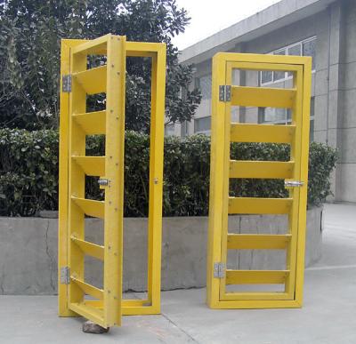 China Finished Insulated FRP Door for Electricity Safety Gate Industrial Fiberglass Door for sale