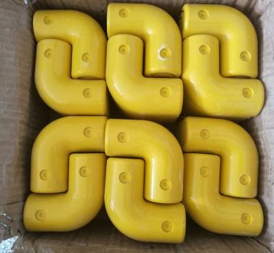 China 36mm 50mm Fiberglass GRP FRP Plastic Handrail Tube Fittings Fence Rail Connector Accessories for sale