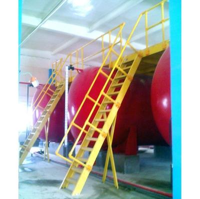 China Industrial Insulated Fiberglass Step Ladders Anti-corrosion and Sturdy for Platform for sale