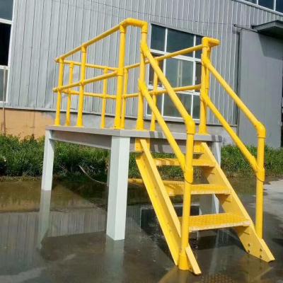 China Type 1    250 lbs Gewichtscapaciteit FRP Railing voor geïsoleerde trappen Veiligheidshandvat Te koop