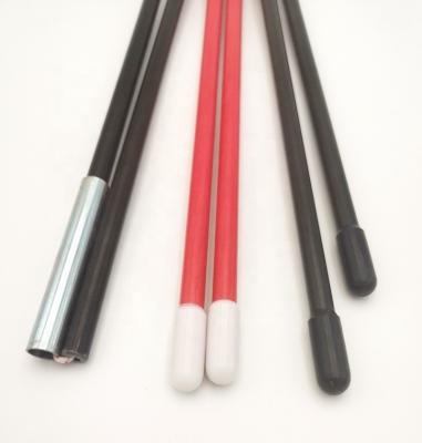 China Customized Colors 7.9mm 9.5mm 11mm Fiberglass Tent Poles GFRP FRP Plastic Tent Rod Smooth for sale