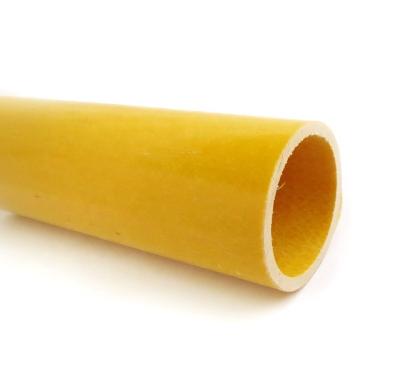 Chine Tubes composites en FRP 30 mm 40 mm 50 mm en fibre de verre pultrée renforcée en plastique pour la découpe à vendre