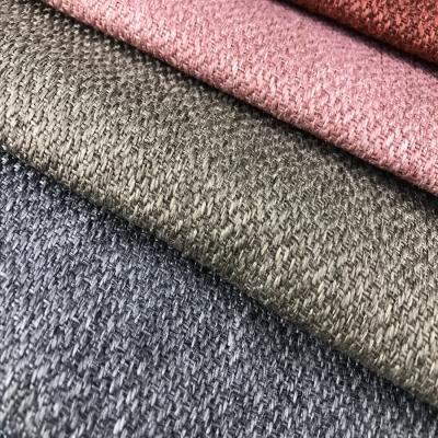 China Shrink-Resistant Polyester Sofa Linen Fabric for sale