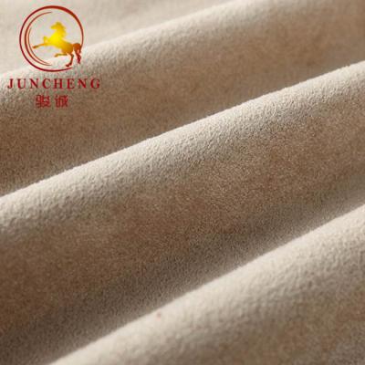 China Good Anti-Static Stretch In Double Side Hot Selling Four-ways Suede Fabric For Clothes for sale