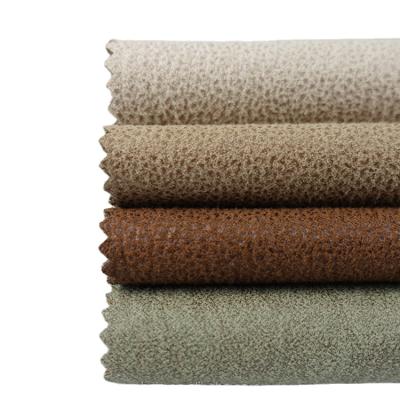 China Hot Selling Anti-Static Embossed Suede Fabric In Knitted Fabric For Sofa for sale