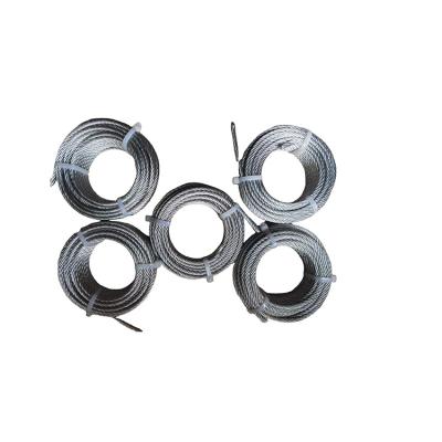 China Multi Application Manufacturer Supply High Standard Eco-friendly Plastic Coated 304 Stainless Steel Coated Wire Rope Fittings for sale