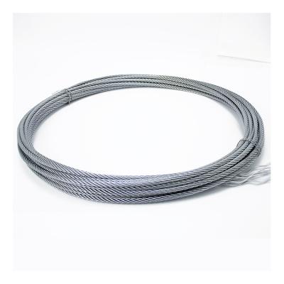 China Professional Construction Low Cost Price Manufacturer Per Meter PVC Coated Galvanized Steel Wire Rope for sale