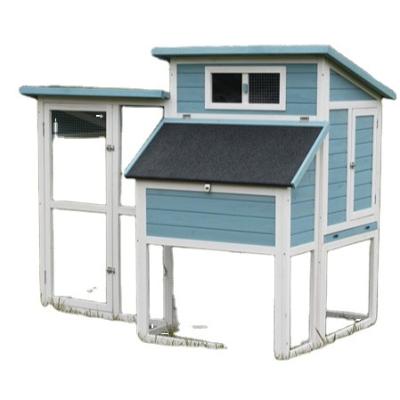 China Sustainable New Design Outdoor Wooden Hen House With Run For Sale Chicken Cage Wood for sale