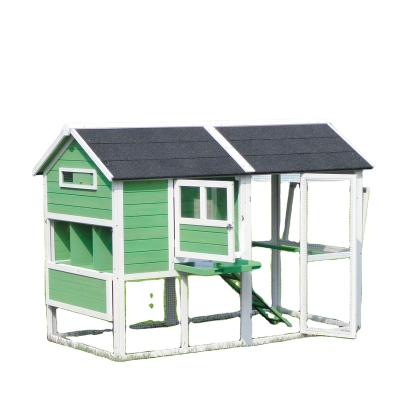 China Feature Eco - Friendly Wooden Chicken Cage Sustainable And Small Animal Hutch House for sale