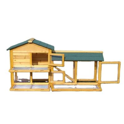 China Bunny Hutch Rabbit Cage Coop Liveable Outdoor Wooden Indoor House Rabbit Hutch for sale