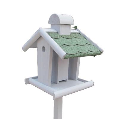 China Viable Wholesale Cheap Wooden Garden Bird Feeder for sale