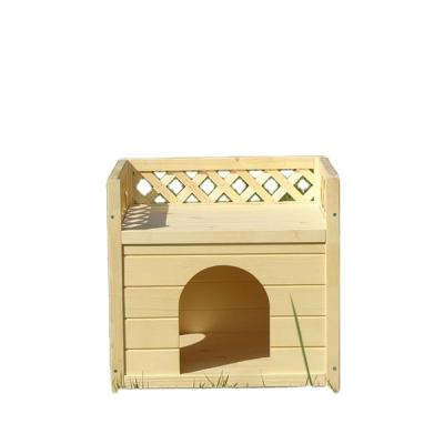 China High Quality Sustainable Indoor Outdoor Wooden Cat House House Backyard for sale