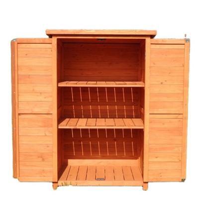 China Easily Assembled Outdoor Wooden Waterproof Garden Storage Shed Tool House For Sale Garden Cabinets Storage House for sale