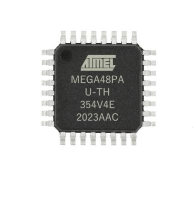 China MCU ATMEGA48PA-AU AVR Microcontroller TQFP-32 patch atmega48PA-aur original authentic for sale