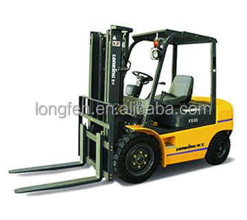 China FD 30 detachment best quality 3 ton diesel forklift with forklift spare parts, forklift solid tire 3000kg for sale