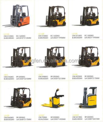 China 3.3 ton electric forklift with 2 ton weight lifting china forklift 3 ton mini forklift specification 2000kg for sale